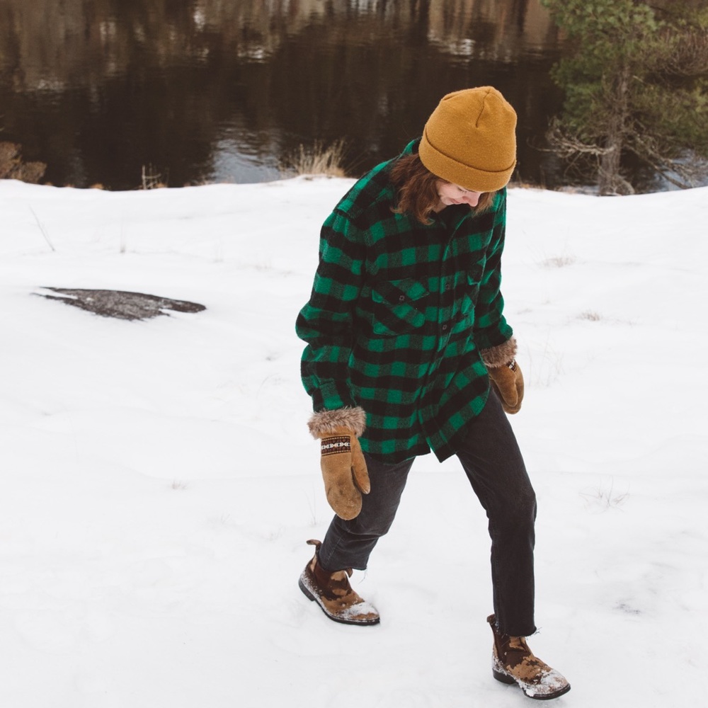 Woolrich Green Plaid Jacket